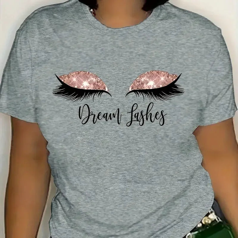 New Fashion Women's loose pink short sleeved summer T-shirt top Women's T-Shirt Designer Tees letter Print Short Sleeve
